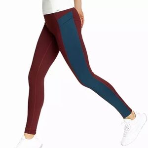 Eddie Bauer Women's Traverse Colorblock Tights Size XS